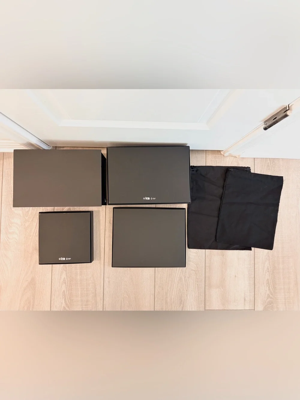 Authentic CHANEL 6 PIECES Bundle 4 Boxes + 2 Small Dust Bags & Accessories